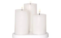 Star Trading Flamme Charge Uppladdningsbara Blockljus 3-pack* Flamme Batteriljus (Hela Serien)|Flamme Batteriljus (Hela Serien)