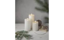 Flamme Batteriljus (Hela Serien)|Flamme Batteriljus (Hela Serien)<Star Trading Flamme Flow Batteridrivet Blockljus 27,5cm Longlife 2500h Vit