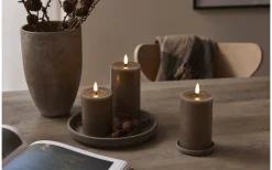 Star Trading Flamme Flow Batteridrivet Blockljus 15cm Mullvad* Flamme Batteriljus (Hela Serien)|Flamme Batteriljus (Hela Serien)