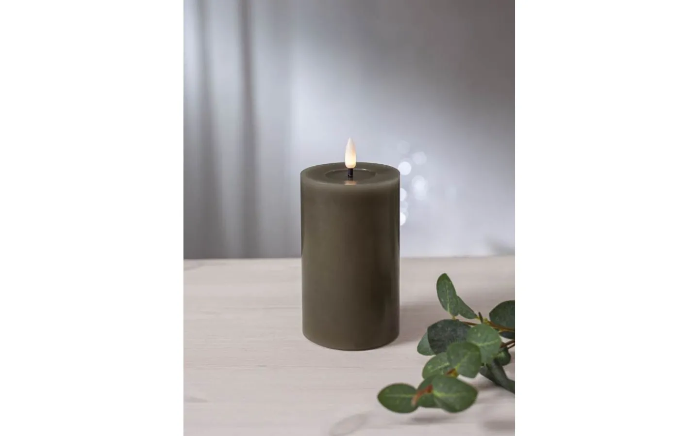 Star Trading Flamme Flow Batteridrivet Blockljus 15cm Mullvad* Flamme Batteriljus (Hela Serien)|Flamme Batteriljus (Hela Serien)