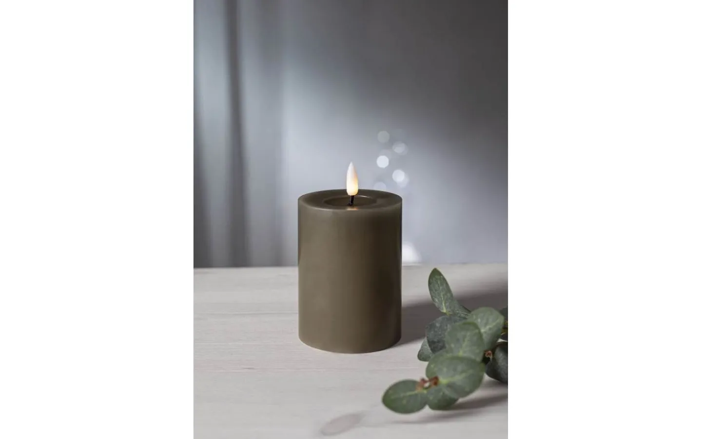 Star Trading Flamme Flow Batteridrivet Blockljus 12,5cm Mullvad* Flamme Batteriljus (Hela Serien)|Flamme Batteriljus (Hela Serien)