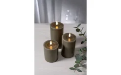 Star Trading Flamme Flow Batteridrivet Blockljus 12,5cm Mullvad* Flamme Batteriljus (Hela Serien)|Flamme Batteriljus (Hela Serien)