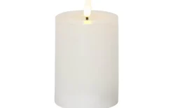 Star Trading Flamme Flow Batteridrivet Blockljus 12,5cm Longlife 1500h Vit* Flamme Batteriljus (Hela Serien)|Flamme Batteriljus (Hela Serien)