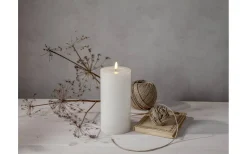 Flamme Batteriljus (Hela Serien)|Flamme Batteriljus (Hela Serien)<Star Trading Flamme Flow Batteridrivet Blockljus 22,5cm Longlife 2500h Vit