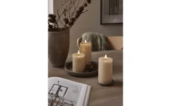 Star Trading Flamme Flow Batteridrivet Blockljus 17,5cm Beige* Flamme Batteriljus (Hela Serien)|Flamme Batteriljus (Hela Serien)