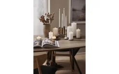 Star Trading Flamme Flow Värmeljus Ø40mm 2-pack Vit* Flamme Batteriljus (Hela Serien)|Flamme Batteriljus (Hela Serien)