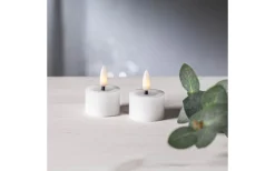 Star Trading Flamme Flow Värmeljus Ø40mm 2-pack Vit* Flamme Batteriljus (Hela Serien)|Flamme Batteriljus (Hela Serien)