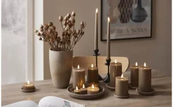 Flamme Batteriljus (Hela Serien)|Flamme Batteriljus (Hela Serien)<Star Trading Flamme Flow Värmeljus Ø40mm 2-pack Mullvad