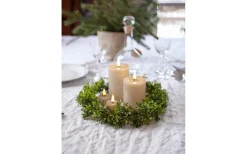 Star Trading Flamme Flow Värmeljus Ø40mm 2-pack Beige* Flamme Batteriljus (Hela Serien)|Flamme Batteriljus (Hela Serien)