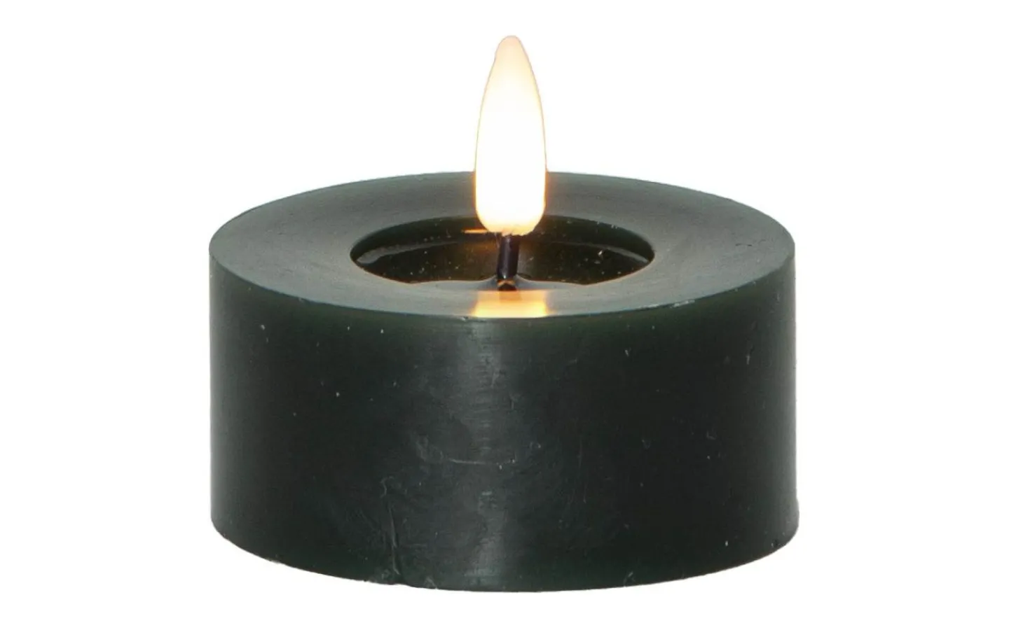 Star Trading Flamme Flow XL Värmeljus Ø70mm 2-pack Grön* Flamme Batteriljus (Hela Serien)|Flamme Batteriljus (Hela Serien)