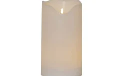 Flamme Grand Blockljus Utomhusbruk 30cm Longlife Vit