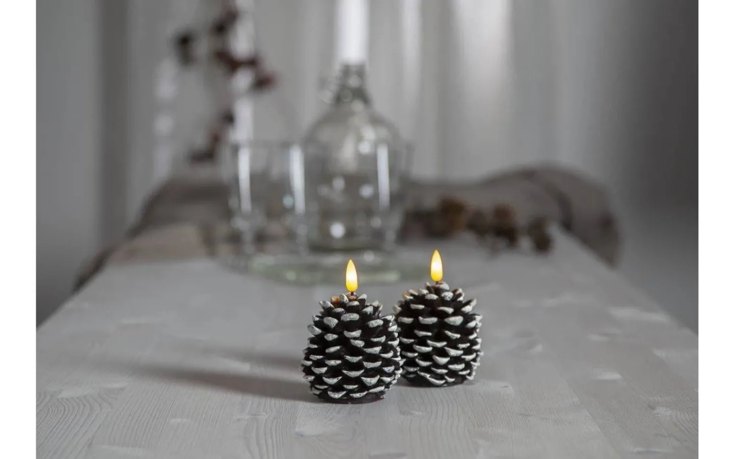 Flamme Batteriljus (Hela Serien)|Flamme Batteriljus (Hela Serien)<Star Trading Flamme Kotte Batteridrivet Ljus 11cm Brun