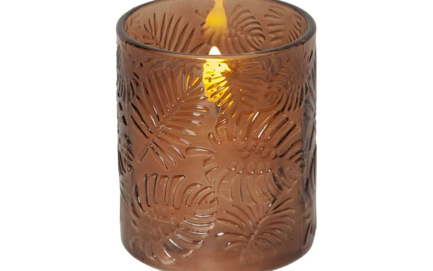 Star Trading Flamme Ljuslykta Leaf 10cm Brun* Ljuslyktor|Flamme Batteriljus (Hela Serien)