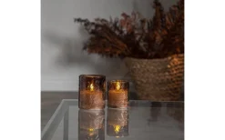 Star Trading Flamme Ljuslykta Leaf 10cm Brun* Ljuslyktor|Flamme Batteriljus (Hela Serien)