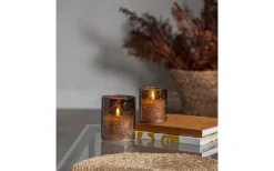 Star Trading Flamme Ljuslykta Leaf 10cm Brun* Ljuslyktor|Flamme Batteriljus (Hela Serien)