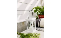 Ljuslyktor<Star Trading Flamme Lykta Batteridriven med Timer 23cm Vit