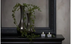 Flamme Marble XL Batteridrivna Värmeljus Ø55mm 2-Pack Grå