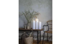 Flamme Batteriljus (Hela Serien)|Flamme Batteriljus (Hela Serien)<Star Trading Flamme Rak Blockljus 27,5cm Vit IP44