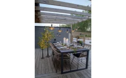 Star Trading Flamme Rak Blockljus 37,5cm Vit IP44* Flamme Batteriljus (Hela Serien)|Flamme Batteriljus (Hela Serien)