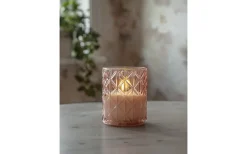 Star Trading Flamme Romb Batteridriven Ljuslykta 12,5cm Rosa* Flamme Batteriljus (Hela Serien)|Flamme Batteriljus (Hela Serien)