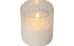 Star Trading Flamme Romb Ljuslykta 10cm Transparent* Ljuslyktor|Flamme Batteriljus (Hela Serien)