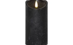 Star Trading Flamme Rustic Batteridrivet Blockljus 15cm Svart* Flamme Batteriljus (Hela Serien)|Flamme Batteriljus (Hela Serien)