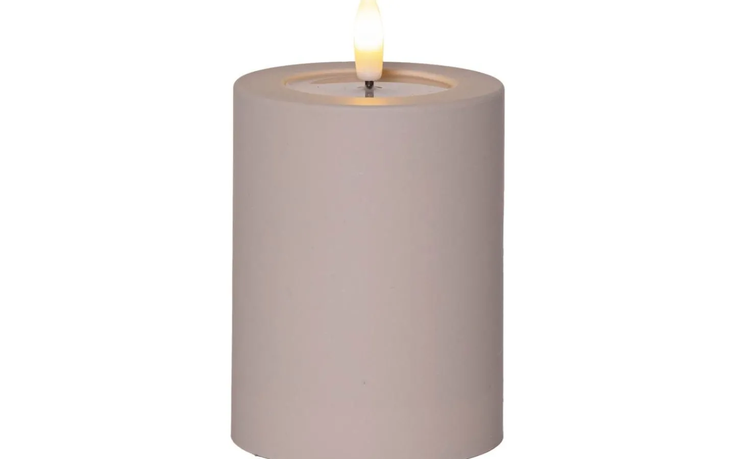 Flamme Batteriljus (Hela Serien)|Flamme Batteriljus (Hela Serien)<Star Trading Flamme Soft Batteridrivet Blockljus 12,5cm Beige