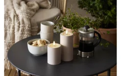 Flamme Batteriljus (Hela Serien)|Flamme Batteriljus (Hela Serien)<Star Trading Flamme Soft Batteridrivet Blockljus 12,5cm Beige