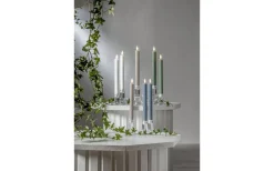 Flamme Batteriljus (Hela Serien)|Flamme Batteriljus (Hela Serien)<Star Trading Flamme Stripe Batteridrivna Antikljus 25cm 2-Pack Grön