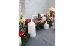 Star Trading Flamme Topp Batteridrivet Blockljus 15cm Vit* Flamme Batteriljus (Hela Serien)|Flamme Batteriljus (Hela Serien)