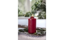 Star Trading Flamme Topp Batteridrivet Blockljus 17cm Mörkröd* Flamme Batteriljus (Hela Serien)|Flamme Batteriljus (Hela Serien)