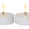 Star Trading Flamme XL Batteridrivna Värmeljus Ø58mm 2-Pack Vit* Flamme Batteriljus (Hela Serien)|Flamme Batteriljus (Hela Serien)