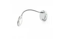 Sovrum|Läslampor<Rendl Flap Vägglampa Krom LED 4,2W 3000K