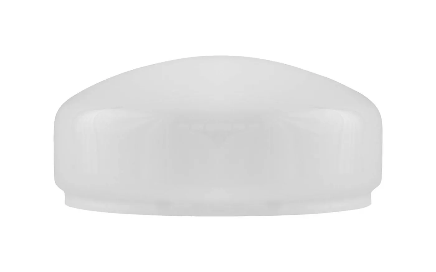 Flat bordlampskärm 235 - Vitt överfångsglas