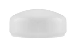 Flat bordlampskärm 200 - Vitt överfångsglas