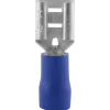Kontaktpressning<Malmbergs Flatstifthylsa, Isolerad, 1,0-2,5 mm², Blå, 100 kpl/pkt
