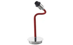 Flex Lampfot 42cm Krom/Röd