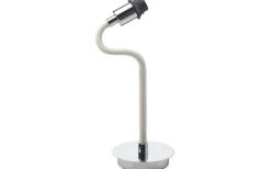 Lampfötter|Skrivbordslampor<Oriva Flex Lampfot 42cm Krom/Vit