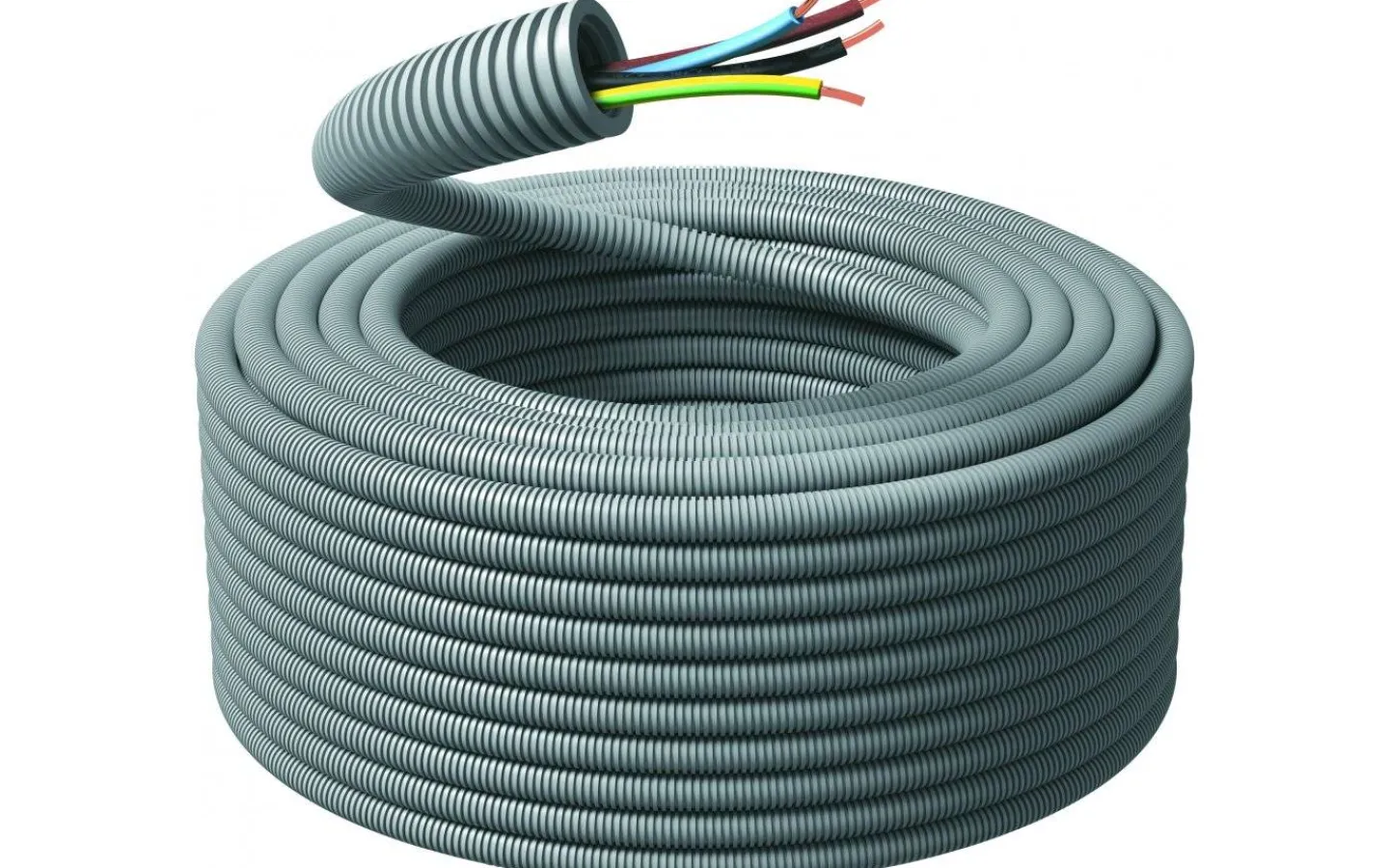 Förläggningsmaterial<Malmbergs Flexrör EQ (H07Z1-U) 4G1,5 Ø16mm, 100m, Ring