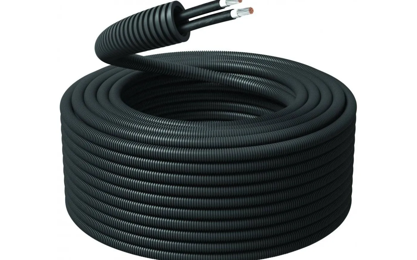 Flexrör solcellskabel H1Z2Z2-K, 2x6mm², Ø20mm, 100m