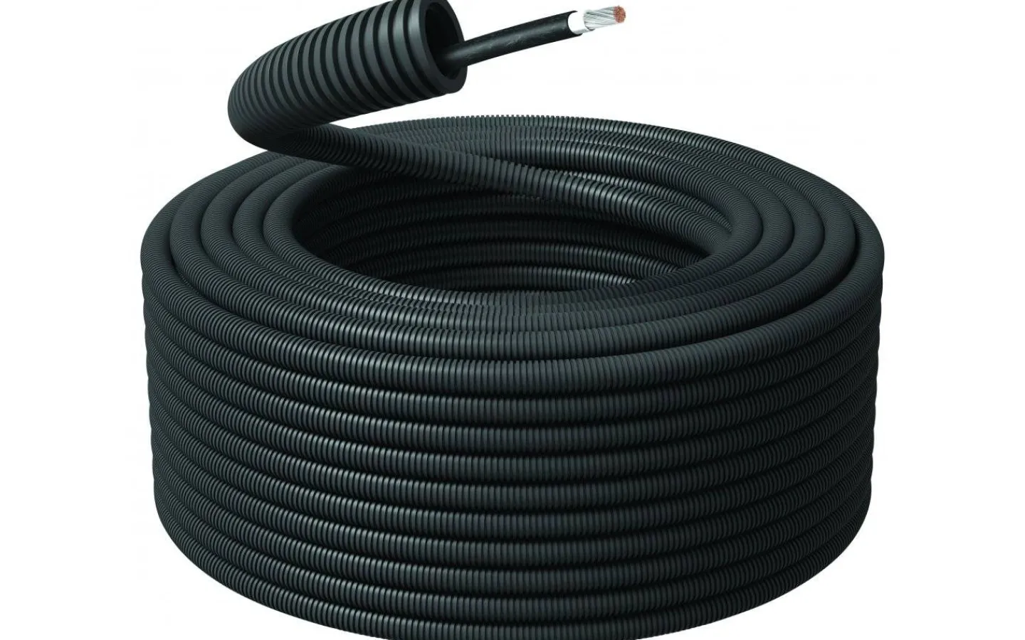 Förläggningsmaterial<Malmbergs Flexrör solcellskabel H1Z2Z2-K, 1x6mm², Ø16mm, 100m