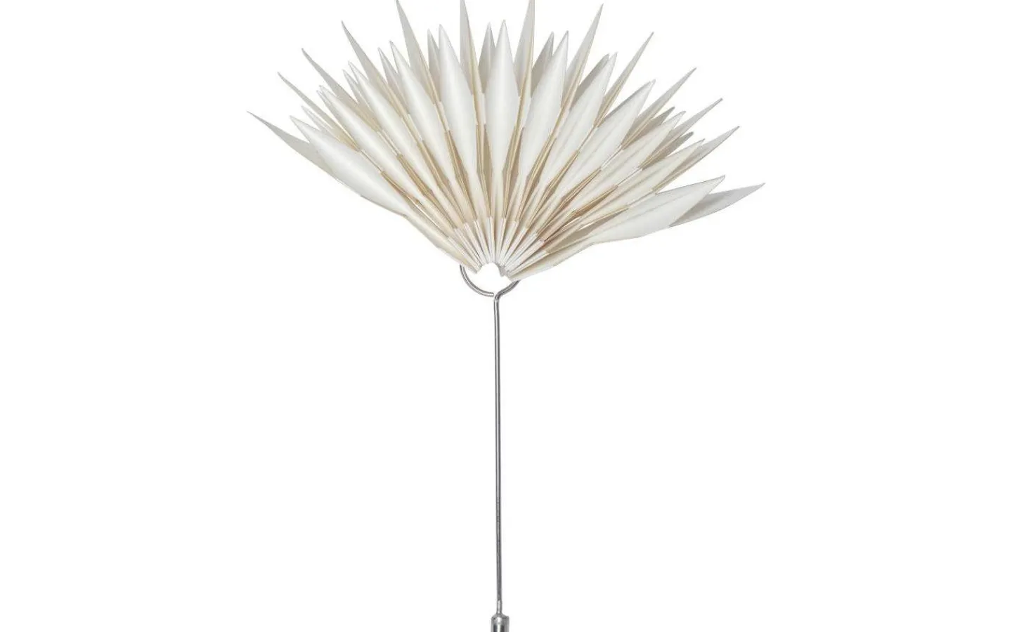 Julgranstillbehör<Star Trading Flinga Batteridriven Toppstjärna 43cm Vit