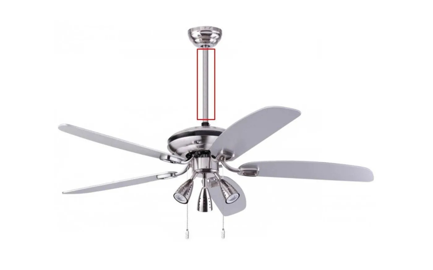 Fläktstång Till Orion Takfläkt Nickel 60cm