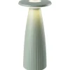 Allmänbelysning|Uppladdningsbara Lampor Utomhus<Ubiqua Lighting Flora Batterilampa 24cm 2700/3000K Salvia IP54