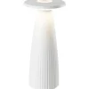 Allmänbelysning|Uppladdningsbara Lampor Utomhus<Ubiqua Lighting Flora Batterilampa 24cm 2700/3000K Vit IP54