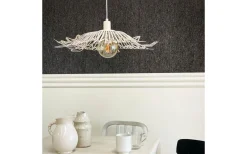 Flora Taklampa 60cm Pärlvit