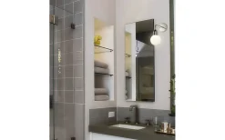 Florens Vägglampa Krom IP44