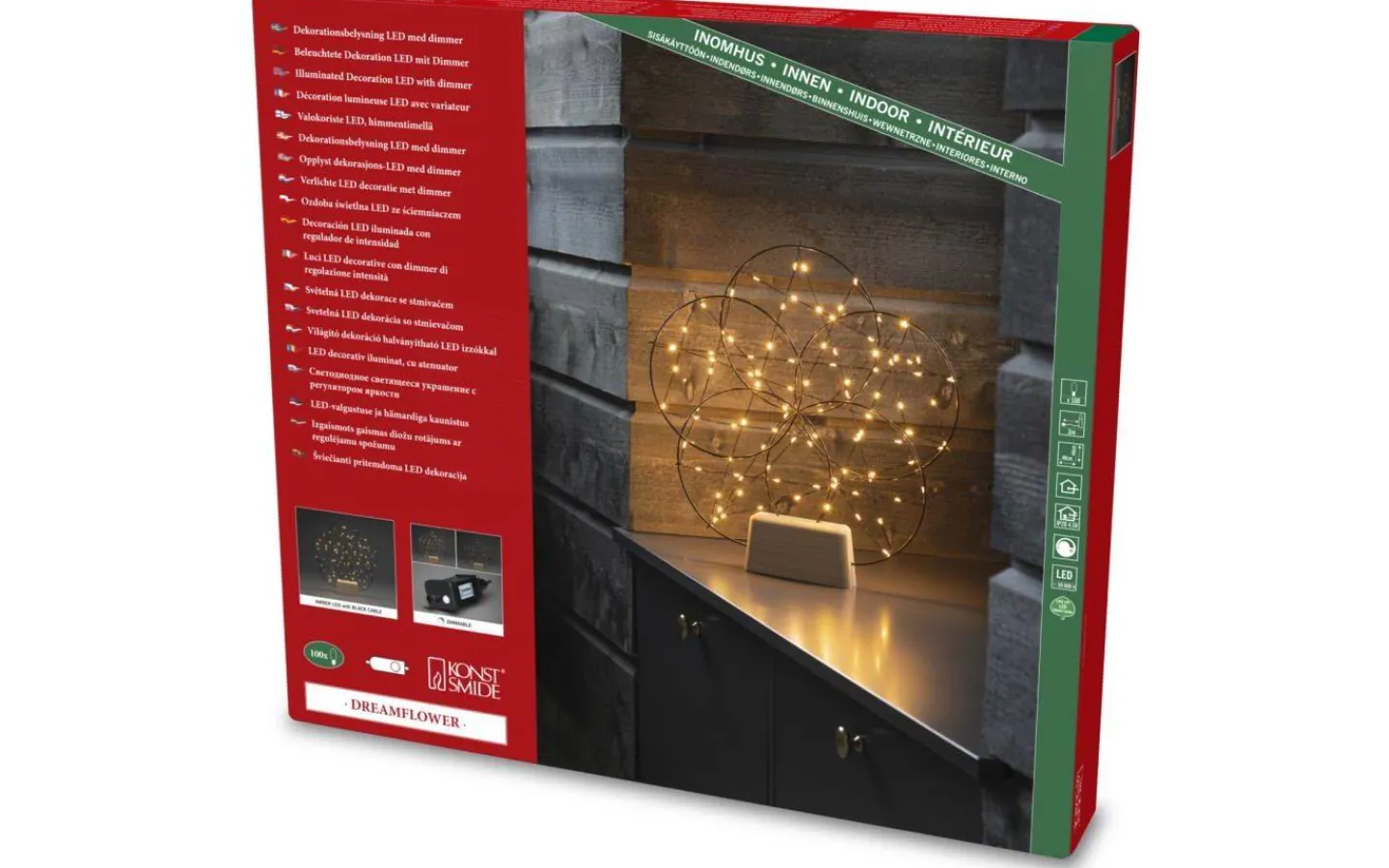 Julpynt Inomhus<Konstsmide Flower Bordslampa 44cm