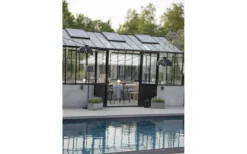 Konstsmide Flower Lampskärm Tillbehör Ø20cm Svart 5-pack* Partyslingor Utomhus 230V|Partyslingor Utomhus 230V