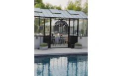 Konstsmide Flower Lampskärm Tillbehör Ø20cm Svart 5-pack* Partyslingor Utomhus 230V|Partyslingor Utomhus 230V